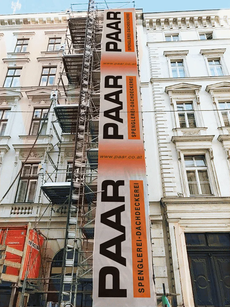 MeshFrei Service Baustellenwerbung Referenz 6